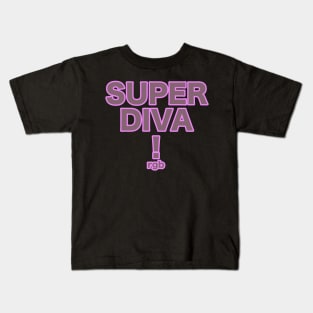 Super Diva! RGB Weights Workout Power Design Kids T-Shirt